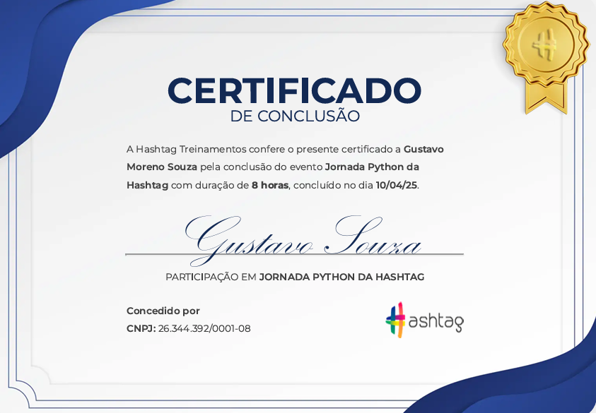 Certificado Jornada Python