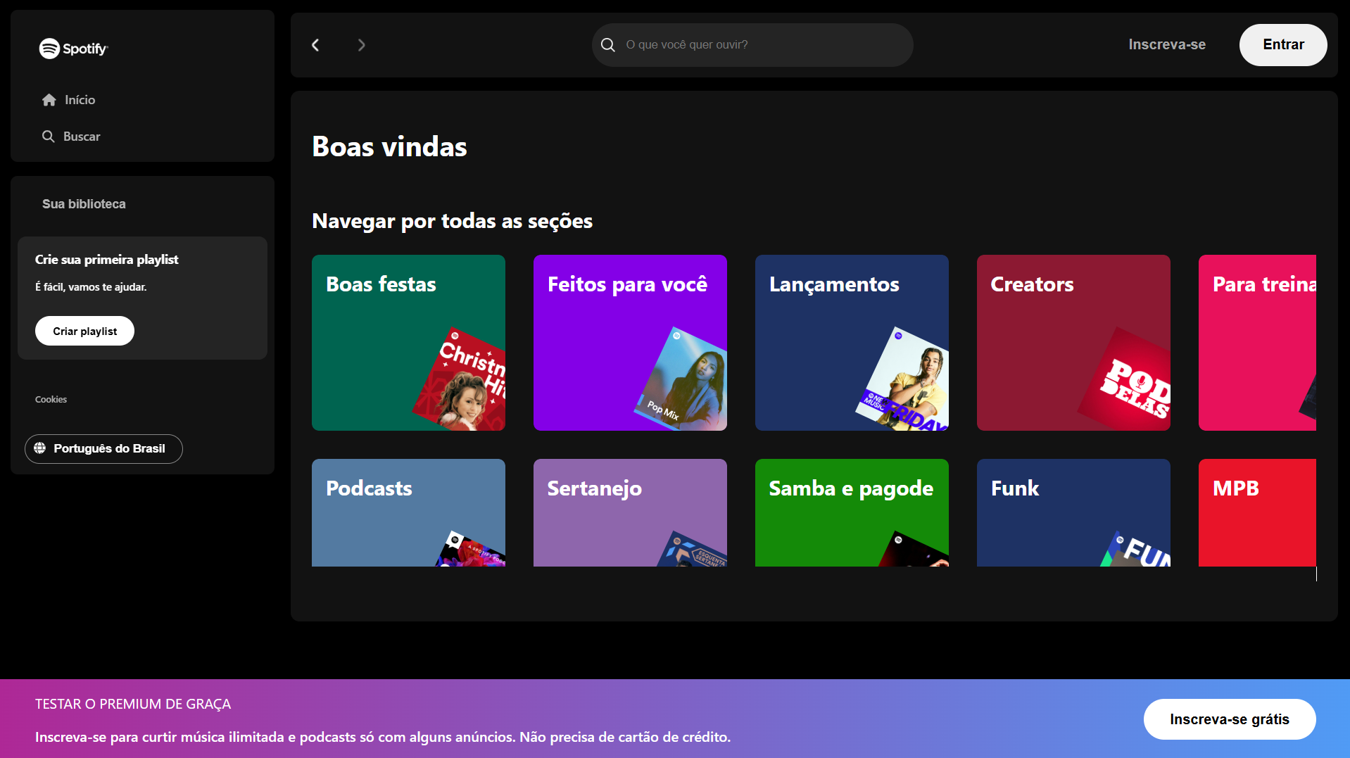 Clone do Spotify